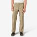 Dickies Men's Loose Fit Double Knee Work Pants - Khaki Size 42 34 (85283)