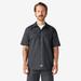 Dickies Men's Big & Tall Short Sleeve Work Shirt - Charcoal Gray Size 3 (1574)