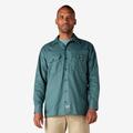 Dickies Men's Long Sleeve Work Shirt - Lincoln Green Size S (574)