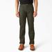 Dickies Men's Flex Regular Fit Duck Carpenter Pants - Stonewashed Moss Green Size 38 30 (DP802)