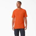 Dickies Men's Cooling Short Sleeve Pocket T-Shirt - Bright Orange Size 3 (SS600)