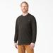 Dickies Men's Big & Tall Heavyweight Long Sleeve Pocket T-Shirt - Chocolate Brown Size 2 (WL450)