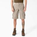 Dickies Men's Flex Relaxed Fit Cargo Shorts, 13" - Desert Sand Size 34 (WR557)