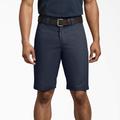 Dickies Men's Regular Fit Work Shorts, 11" - Dark Navy Size 34 (WR850)