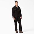 Dickies Men's Deluxe Blended Long Sleeve Coveralls - Black Size XL (48799)