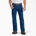 Dickies Men's Flex Active Waist Regular Fit Jeans - Rinsed Indigo Blue Size 36 30 (DD800)