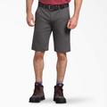 Dickies Men's Flex Regular Fit Duck Carpenter Shorts, 11" - Stonewashed Slate Size 36 (DX802)