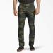 Dickies Men's Skinny Fit Work Pants - Hunter Green Camo Size 31 32 (WP801)