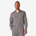 Dickies Men's Long Sleeve Work Shirt - Silver Size 2Xl (574)