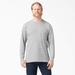 Dickies Men's Heavyweight Long Sleeve Pocket T-Shirt - Heather Gray Size XL (WL450)