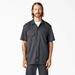 Dickies Men's Flex Relaxed Fit Short Sleeve Work Shirt - Charcoal Gray Size 2Xl (WS675)