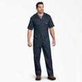 Dickies Men's Flex Short Sleeve Coveralls - Dark Navy Size XL (33274)