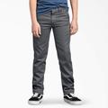 Dickies Boys' Flex Skinny Fit Pants, 4-20 - Charcoal Gray Size 18 (QP801)