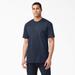 Dickies Men's Big & Tall Heavyweight Short Sleeve Pocket T-Shirt - Dark Navy Size 2 (WS450)