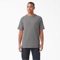 Dickies Men's Big & Tall Cooling Short Sleeve Pocket T-Shirt - Smoke Gray Size 4Xl 4XL (SS600)