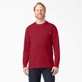 Dickies Men's Big & Tall Heavyweight Long Sleeve Pocket T-Shirt - English Red Size 3Xl 3XL (WL450)