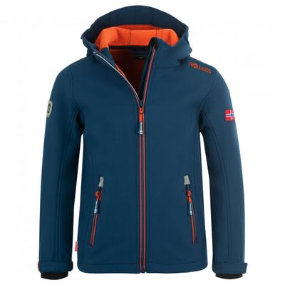 Trollkids - Kid's Trollfjord Jacket - Softshelljacke Gr 152 blau