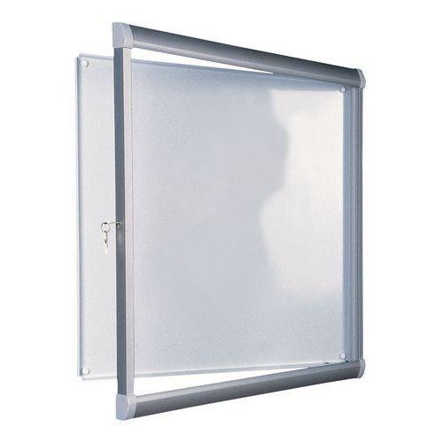 Vitrine D'affichage Design Fond Métal - 8 Feuilles - Vanerum