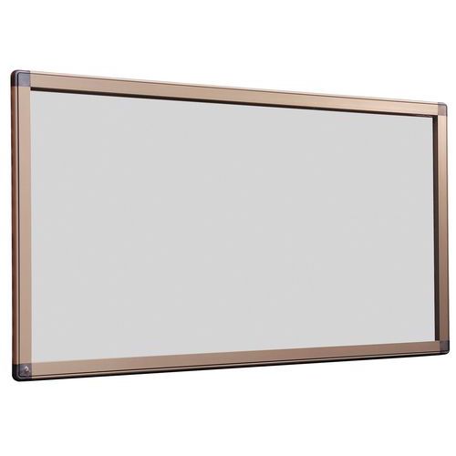 Vitrine D'affichage 18 A4 Antares Fond Métal Couleur Grise Extérieure - Planorga