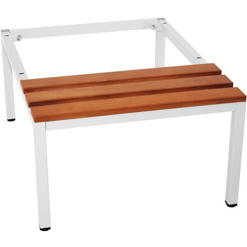 Socle Banc Col.:gris 35x60x80 - Manutan Expert