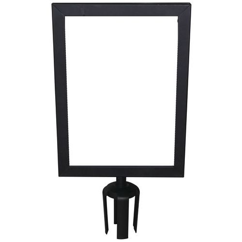 Porte-affiche A4 Vertical Diamètre 76mm Noir - Manutan Expert