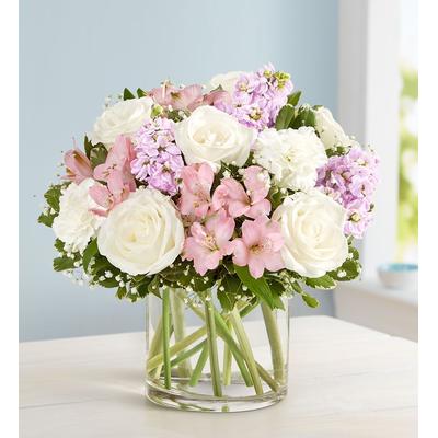 1-800-Flowers Flower Delivery Elegant Blush Bouquet Large | 100% Satisfaction Guaranteed | Happiness Delivered To Their Door