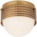 Visual Comfort Signature Collection Kelly Wearstler Precision 4 Inch 1 Light LED Flush Mount - KW 4056AB-WG