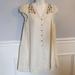 Anthropologie Dresses | Anthropologie Meadow Rue Babydoll Dress | Color: Cream/Silver | Size: 0