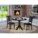 Charlton Home® Sosa Drop Leaf Solid Wood Dining Set Wood in Black/Brown | Wayfair CD28B6C9CB404D05B1C7CA8510CDA6F9