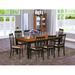 Darby Home Co Beesley Extendable Solid Wood Dining Set Wood/Upholstered in Brown | Wayfair D2D002BF09CF485F9B1966F4FA39644C