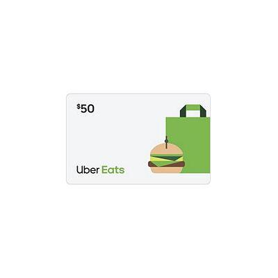 Uber Eats $50 eGift Card (Email Delivery)