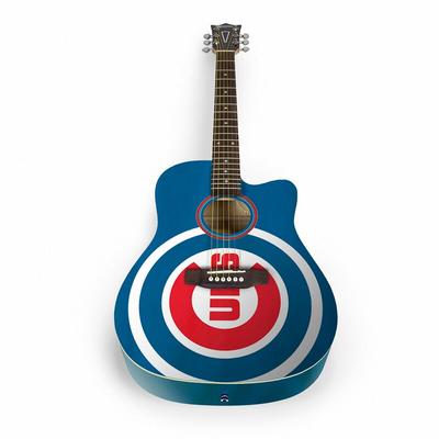 "Woodrow Chicago Cubs Acoustic Guitar"