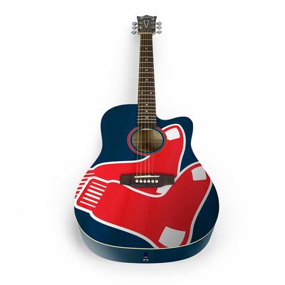 "Woodrow Boston Red Sox Acoustic Guitar"