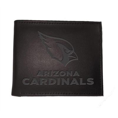 Team Sports America Arizona Cardinals NFL Leather Bi-Fold Wallet, Black