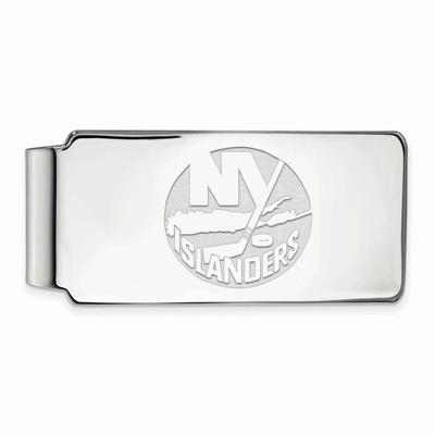 Silver New York Islanders Money Clip