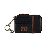 The Sak Iris Card Leather Wallet - Black Onyx/Gold screenshot. Wallets directory of Handbags & Luggage.