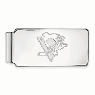 Silver Pittsburgh Penguins Money Clip
