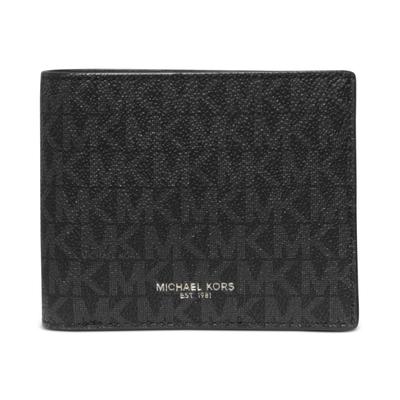 Michael Kors Men's Greyson Logo-Print Passcase Wallet - Black