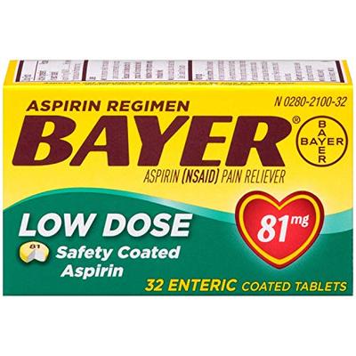 Bayer Regimen 81mg Size 32s