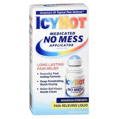 Icy Hot Maximum Strength Pain Relieving Gel Roll On - 2.5 oz, Pack of 3