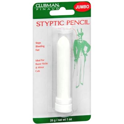 Clubman Pinaud Jumbo Size Styptic Pencil For Bleeding & Minor Cuts 1 Ounce 28 Gram