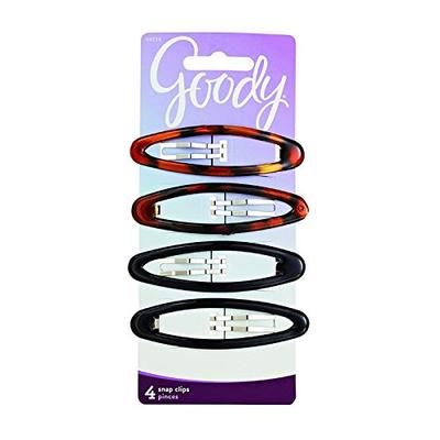 Goody Big Oval Snap Clips 4 ea (Pack of 5)