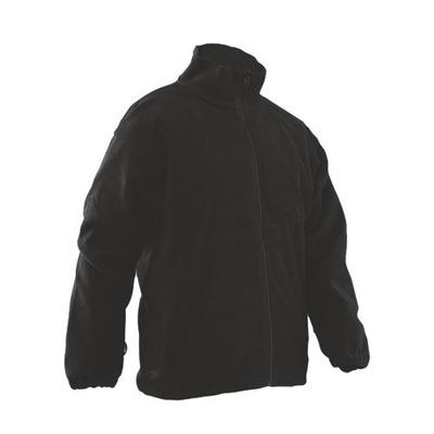TRU-SPEC Men's Polar Fleece Jacket, Black, Large Regular