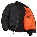 Rothco Concealed Carry MA-1 Flight Jacket, L, Black screenshot. Men's Jackets & Coats directory of Men's Clothing.