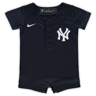"Nike New York Yankees Newborn & Infant Navy Official Jersey Romper"