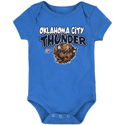 "Oklahoma City Thunder Infant Blue Bubble Letter Bodysuit"