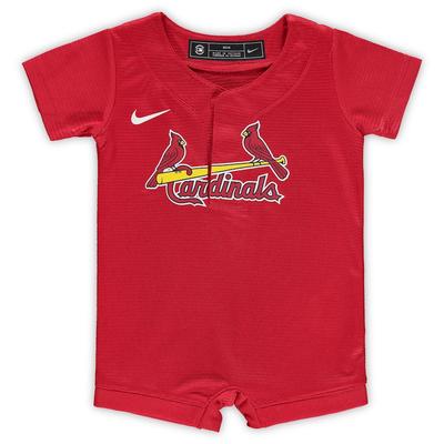 "Nike St. Louis Cardinals Newborn & Infant Red Official Jersey Romper"