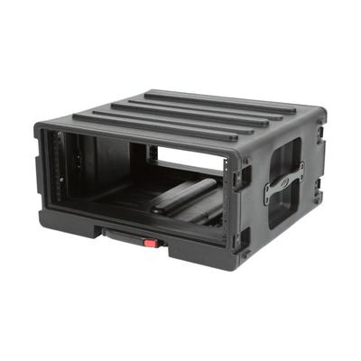 "SKB Cases Dry Boxes 4U Roto Rolling Rack w/ Wheels and Handle Black 19in x 7in Model: 1SKB-R4UW"