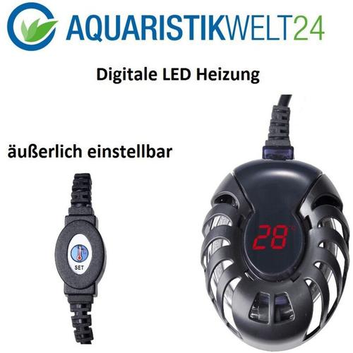 Aquaristikwelt24 - 75 Watt digitale Aquarium Heizung FS-28 bis 150l Aquarien