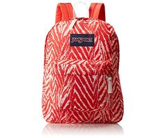 JanSport Unisex SuperBreak Coral Peaches Wild At Heart One Size